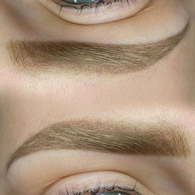 Перманентный макияж бровей